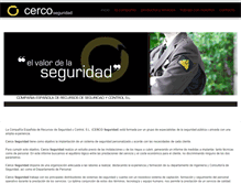 Tablet Screenshot of cercoseguridad.com